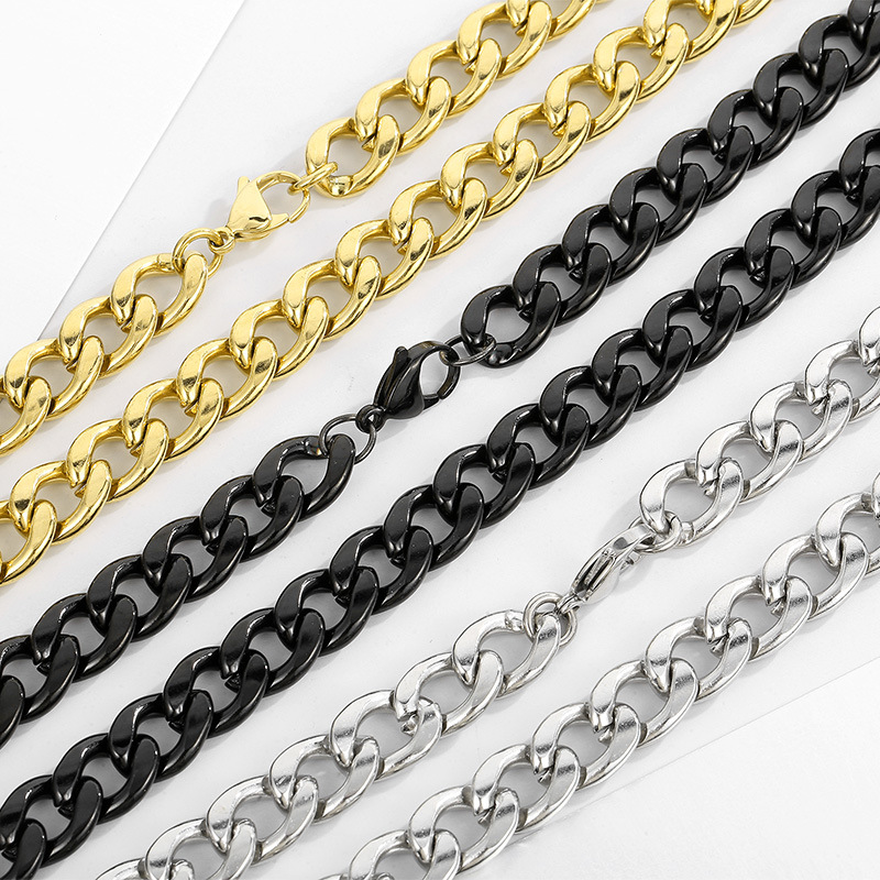 Men Accessories Neck Chain - HNSP 316L Stainless Steel Cuban Link