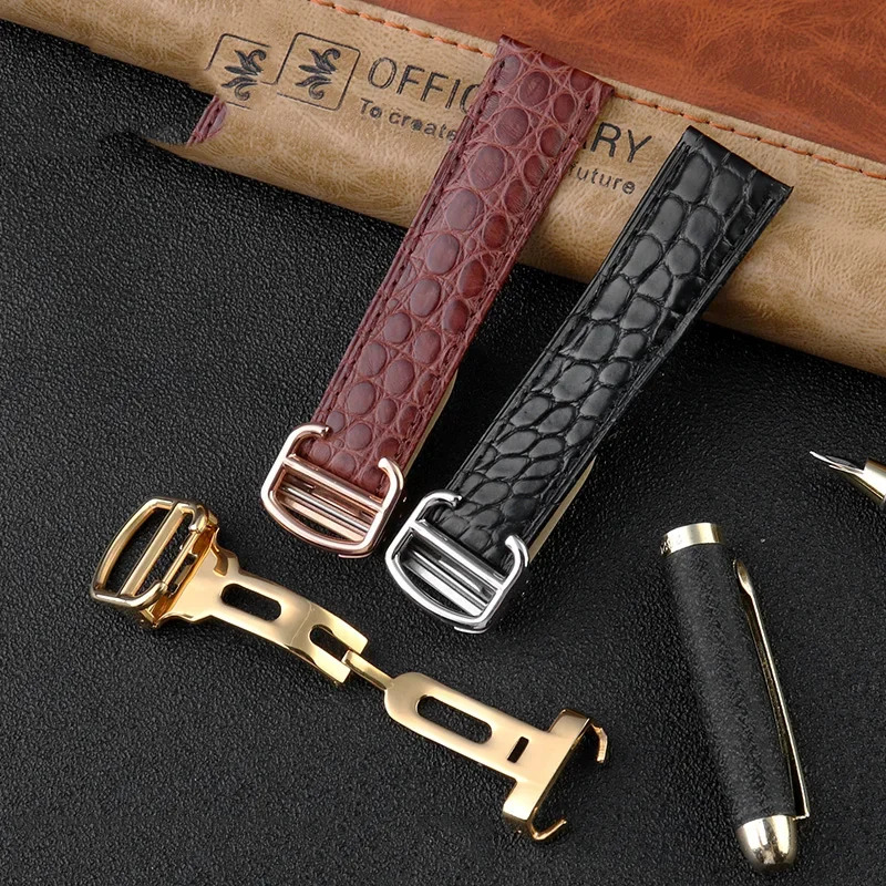 Crocodile Watchband 16 18 20 2 - Men'S Accessories London recension och pris