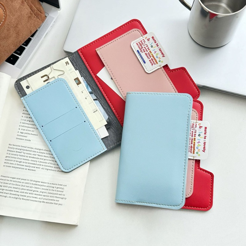 Ins Color Block Passport Holde - Travel Organizer Men recension och pris
