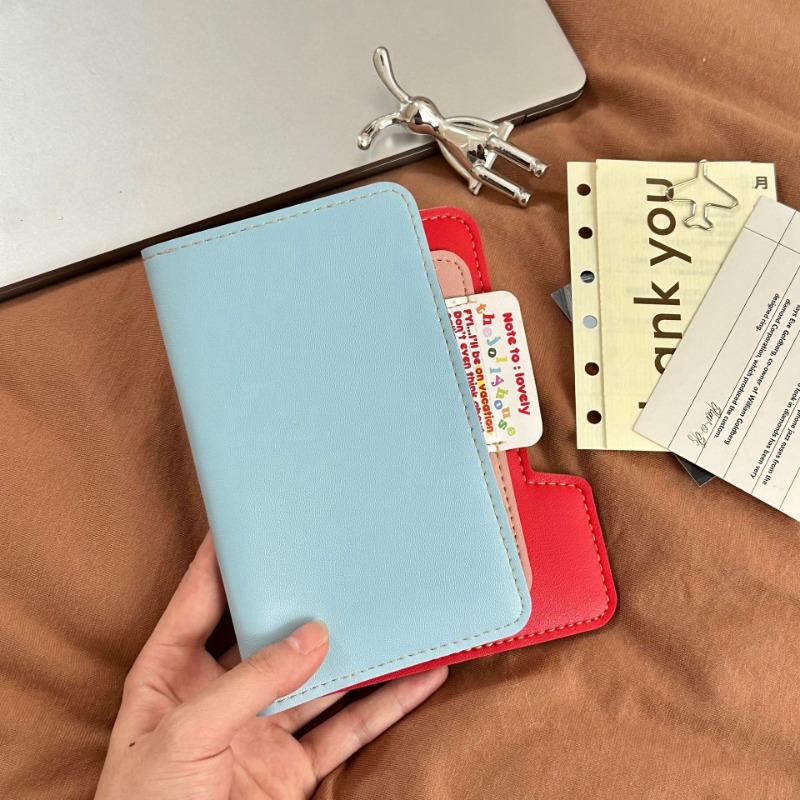Ins Color Block Passport Holde - Travel Organizer Men recension och pris