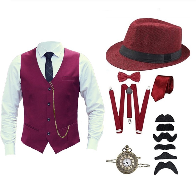 Halloween 1920s Men's Costume  - Men'S Accessories In The 1920S recension och pris