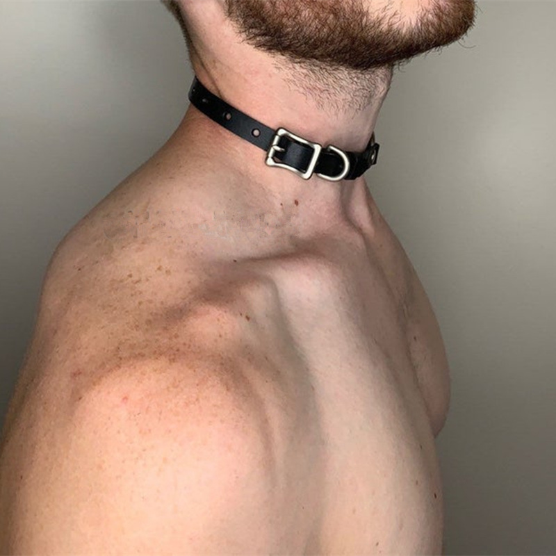 Fetish Man Harness Chain Colla - Men Accessories Neck Chain recension och pris