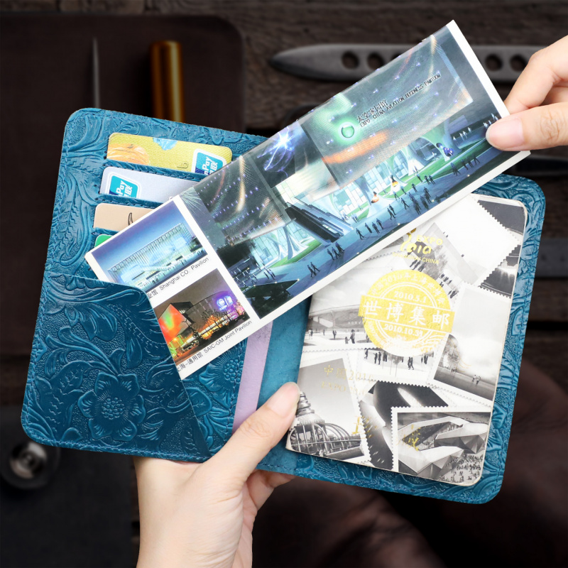 Genuine Leather Passport Holde - Travel Organizer Men recension och pris