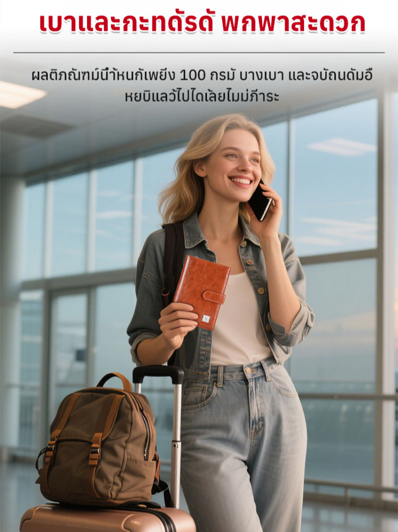 Multifunctional Travel Wallet  - Travel Organizer Men recension och pris