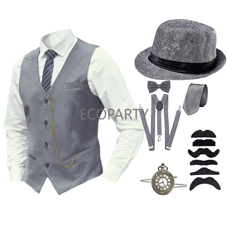 1920s Mens Great Gatsby Gangst - Men'S Accessories In The 1920S recension och pris