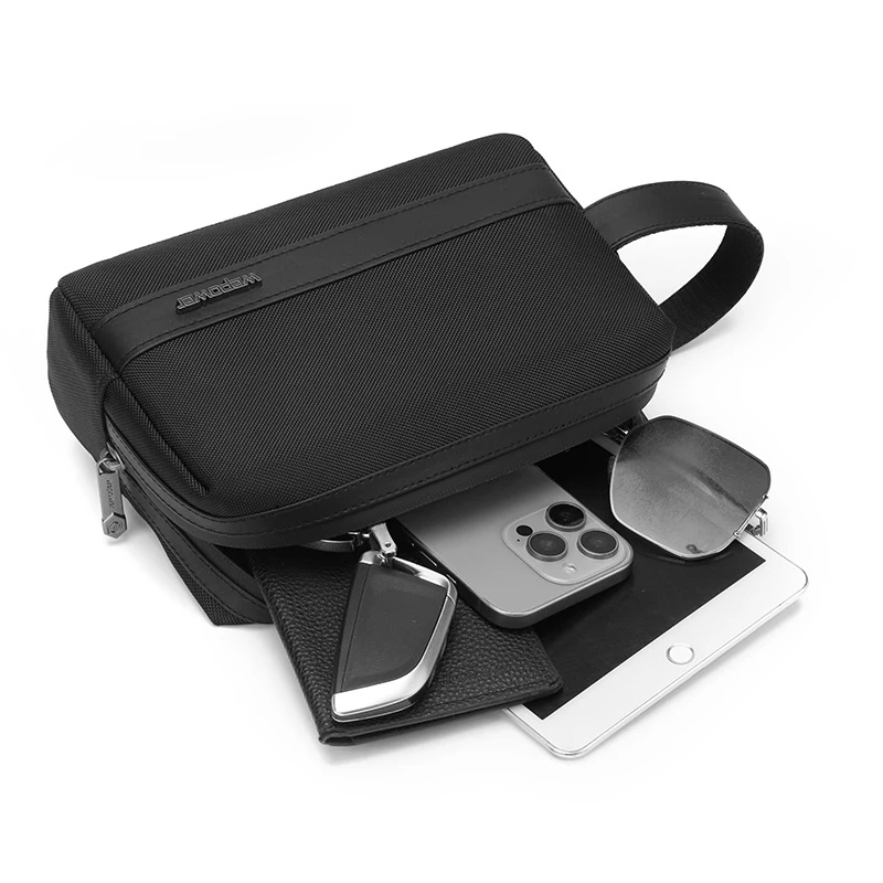 New Men's Clutch Bag Pouch wit - Travel Organizer Men recension och pris