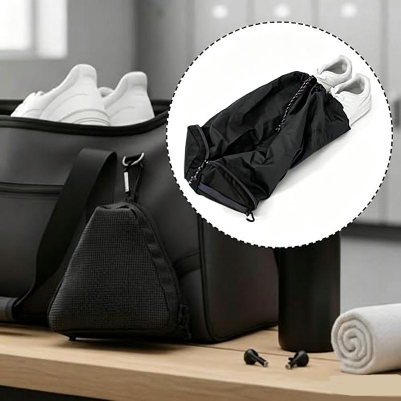 Foldable Travel Shoe Bag Black - Travel Organizer Men recension och pris