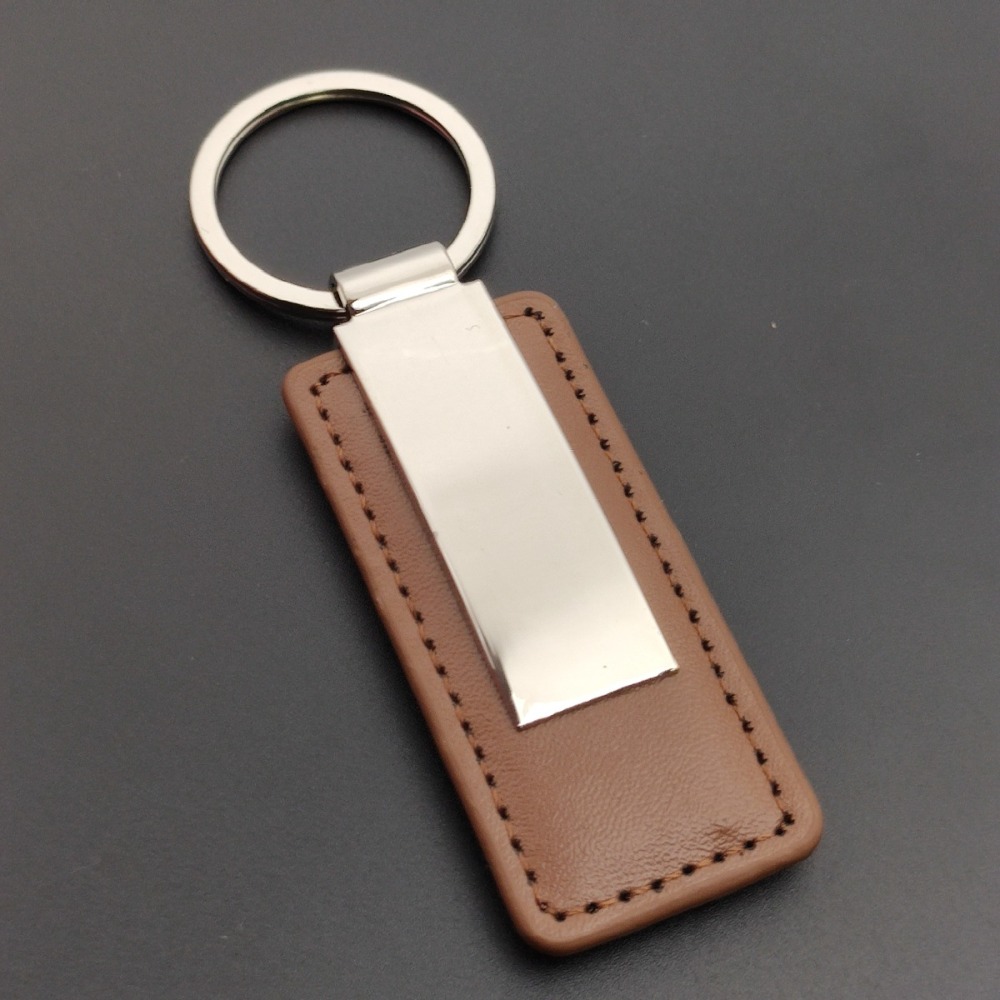 Leather Keychain with Zinc All - Men Accessories All recension och pris