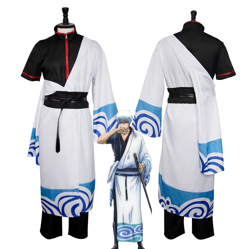 Anime Gintama Cosplay Costume  - Men'S Kimono Accessories recension och pris