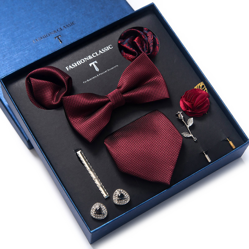 Holiday Present Tie Handkerchi - Neck Tie Set Box recension och pris