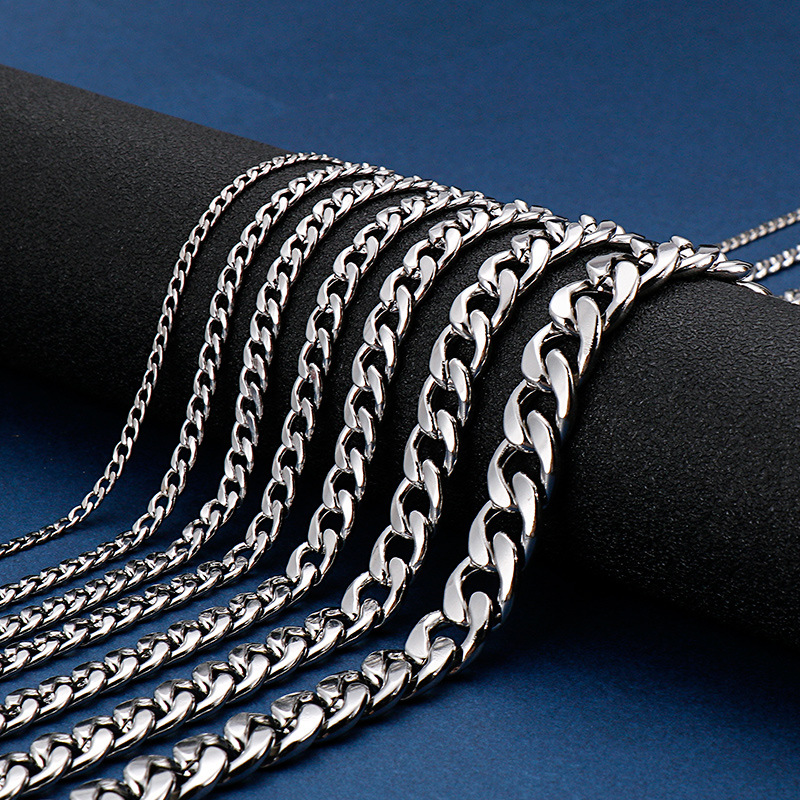HNSP 316L Stainless Steel Cuba - Men Accessories Neck Chain recension och pris