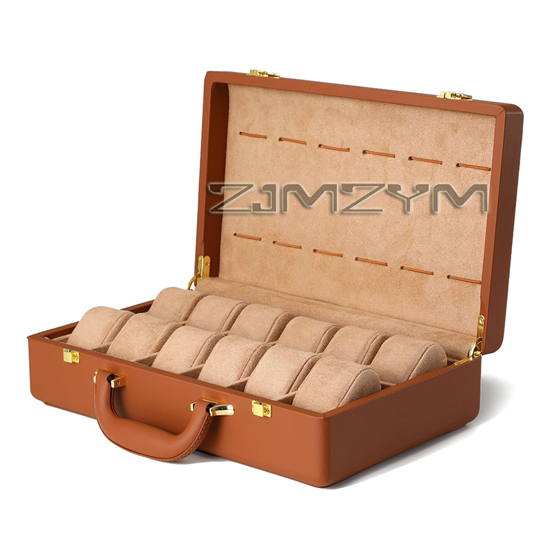 12 Slots Watch Box Mens Watche - Travel Organizer Men recension och pris