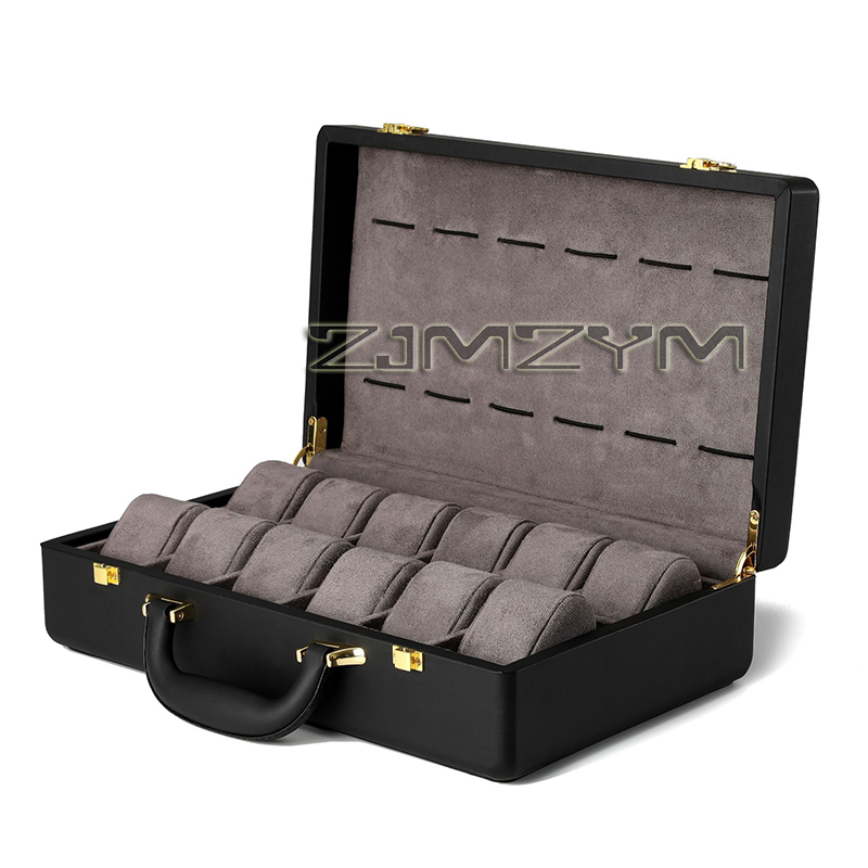 12 Slots Watch Box Mens Watche - Travel Organizer Men recension och pris