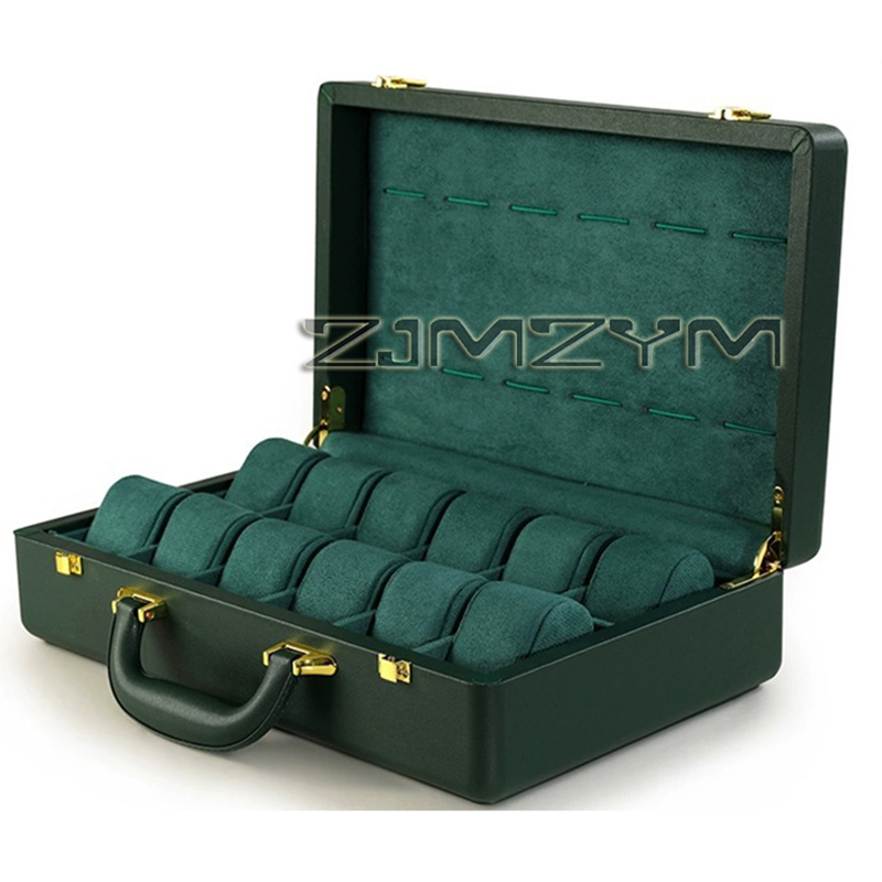 12 Slots Watch Box Mens Watche - Travel Organizer Men recension och pris